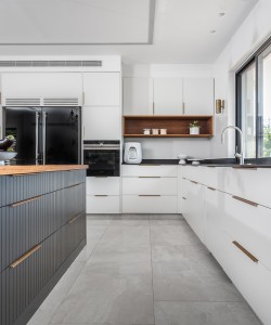 מטבחים מודרניים | מטבח נאנו אפור